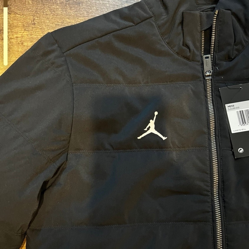 Nike Jordan 23 Sport Quilted Jacket 1/2 Snap Pullover Men's CJ1133-010 - Picture 3 of 5